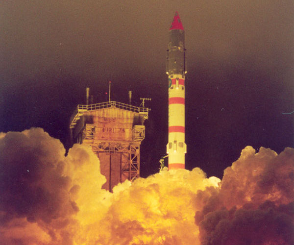  Photograph of Quickbird’s launch in 2000