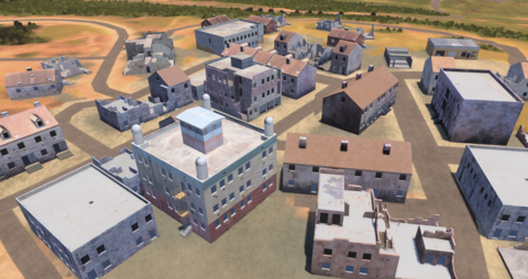 An example of the precise, realistic 3D terrain that Maxar creates to support a fully accessible virtual recreation of the physical Earth. The One World Terrain program enables simulation, mission command and intelligence systems to conduct collective training, mission rehearsal and mission execution at the point of need. (Photo: Maxar Technologies)