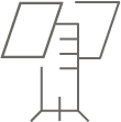 Satellites and spacecraft icon